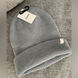 Vuori Light Gray Knit Beanie
